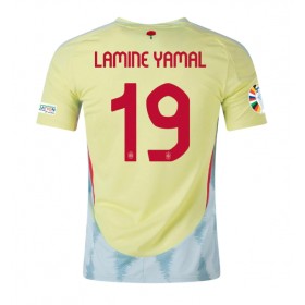 Spanien Lamine Yamal #19 Borta Kläder EM 2024 Kortärmad